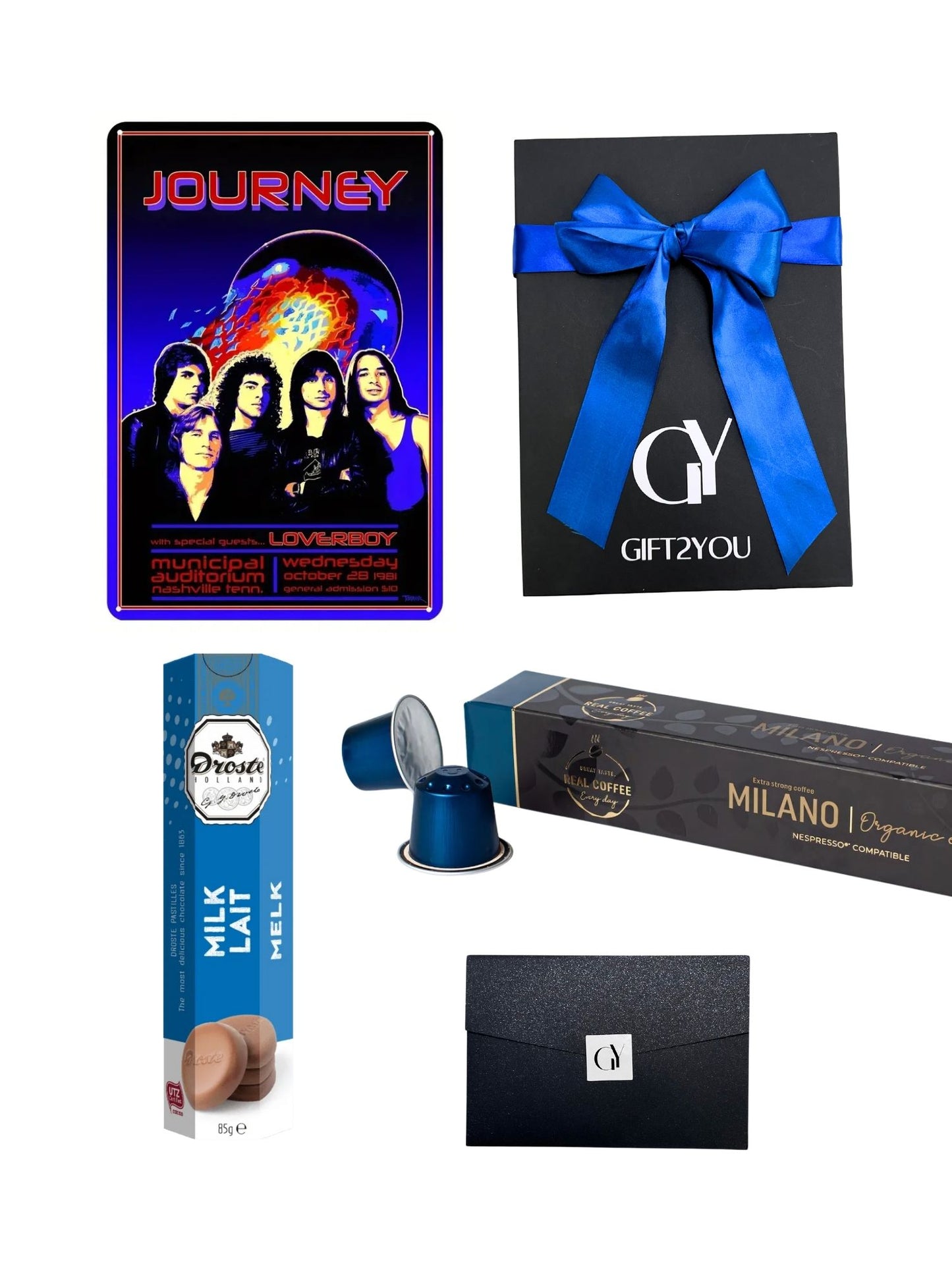 Gift Box Journey – Café Fuerte y Chocolates de Leche