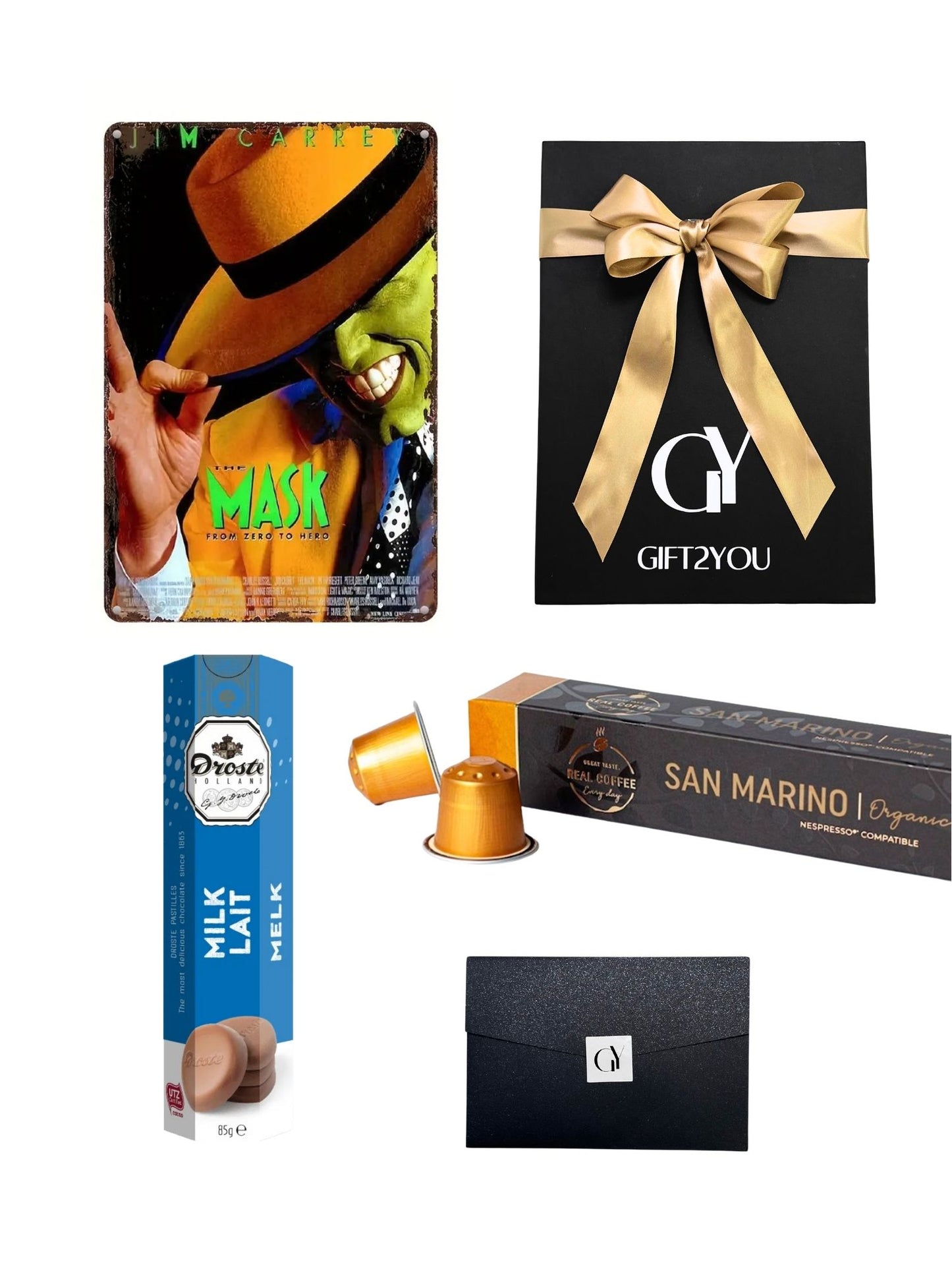 Gift Box The Mask – Café Orgánico y Chocolates de Leche