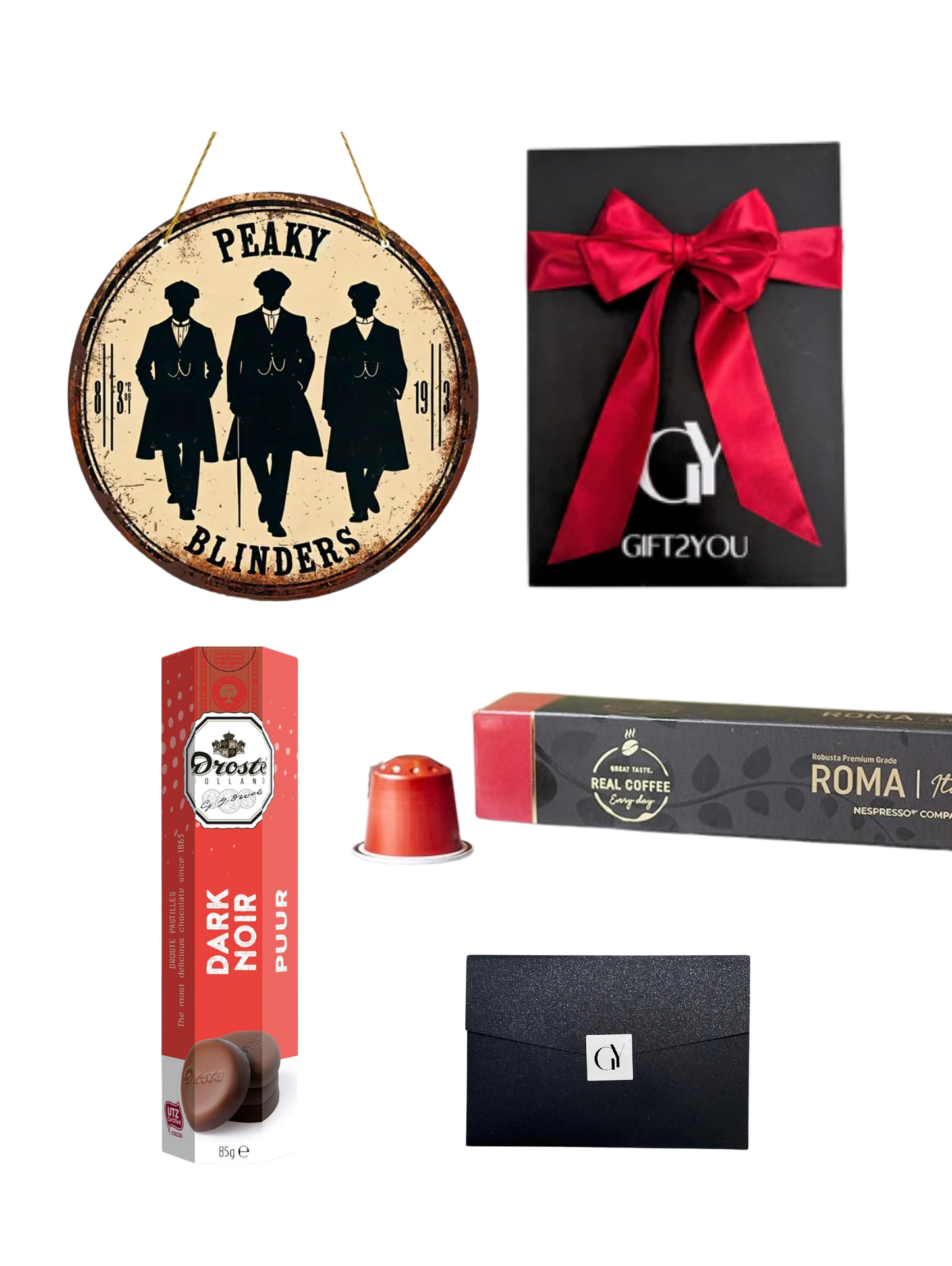 Gift Box Peaky Blinders – Café Roma Extra Strong y Chocolates