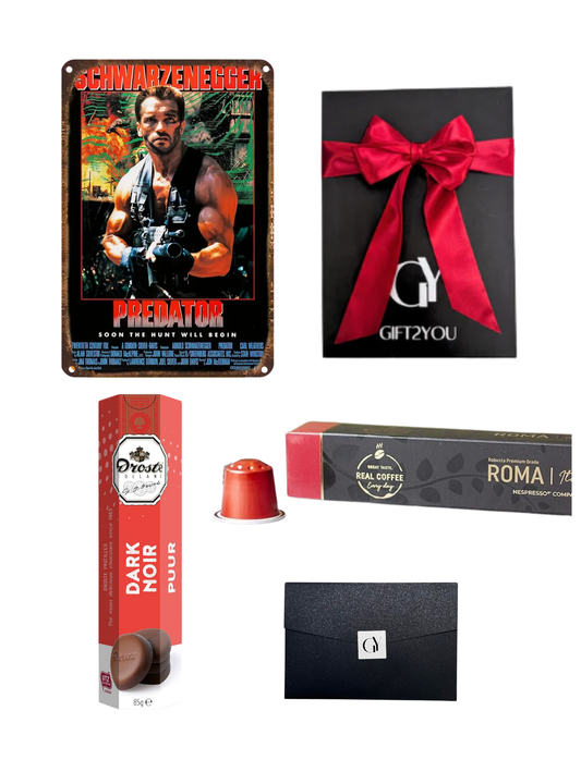Gift Box Predator – Café Roma Extra Strong y Chocolates
