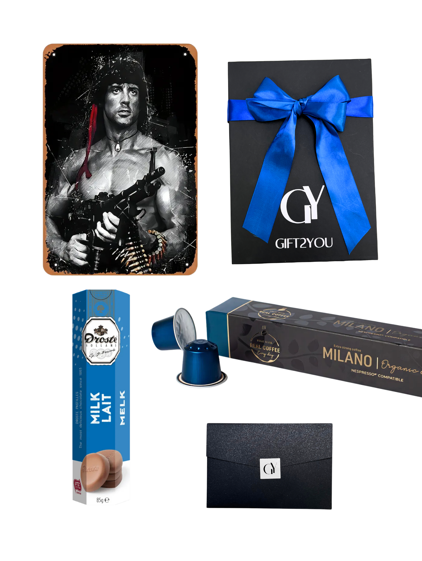 Gift Box Rambo – Café Milano y Chocolates