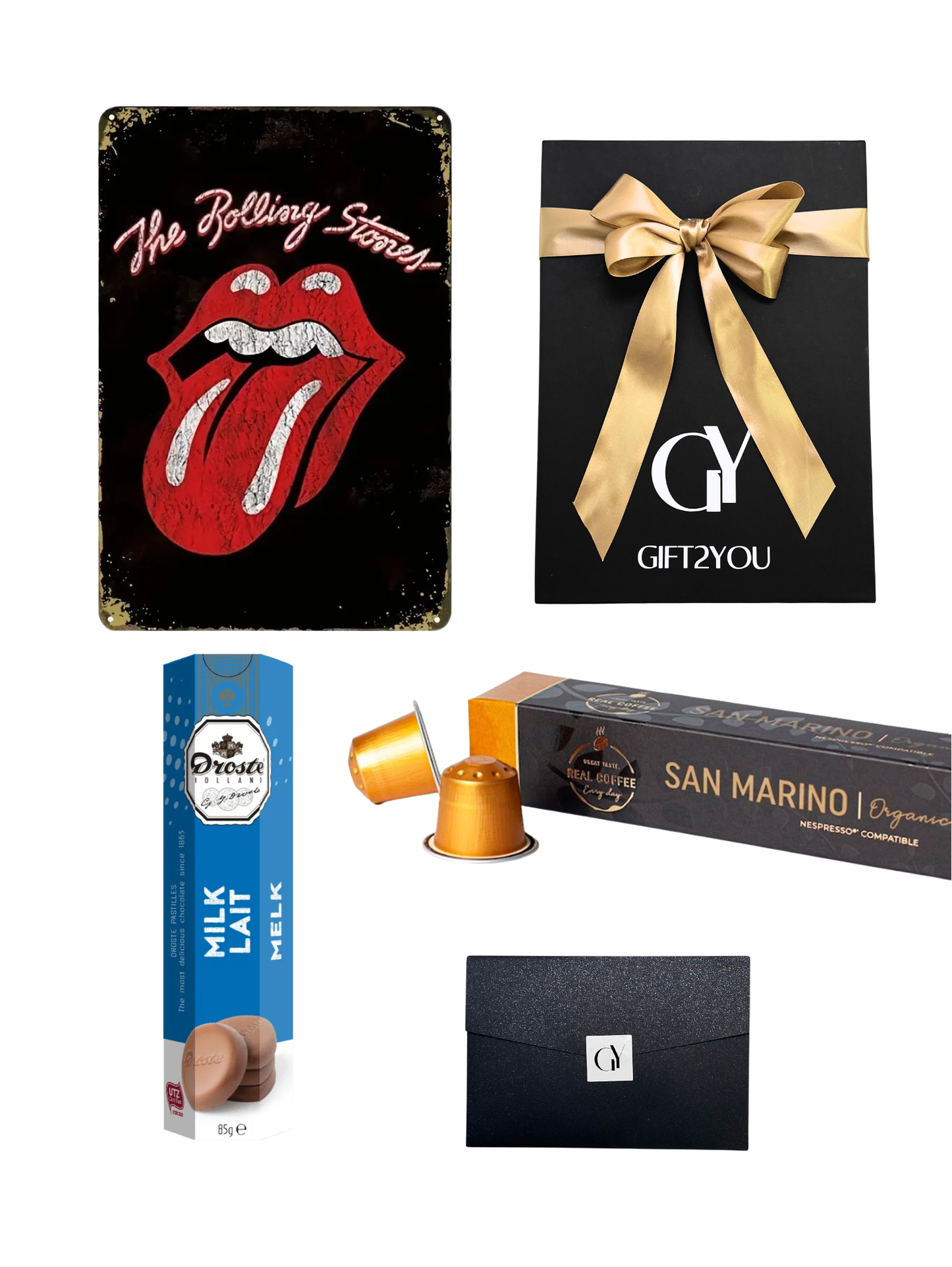Gift Box The Rolling Stones – Café Lungo San Marino y Chocolates