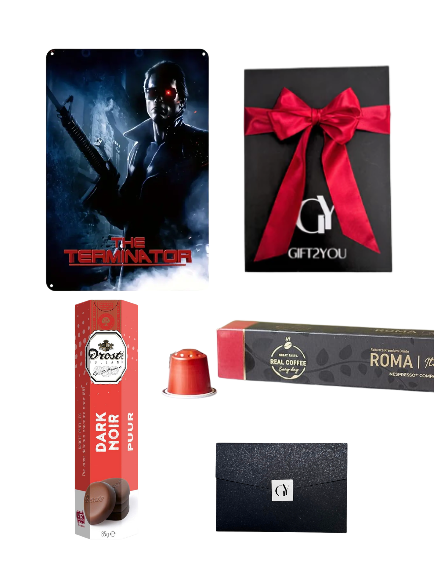 Gift Box Terminator III – Café Roma Extra Strong y Chocolates