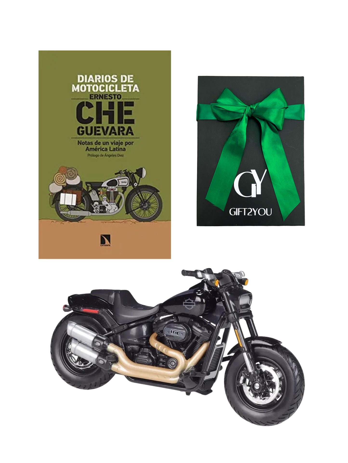 Moto Harley & Libro Diarios Moto Che
