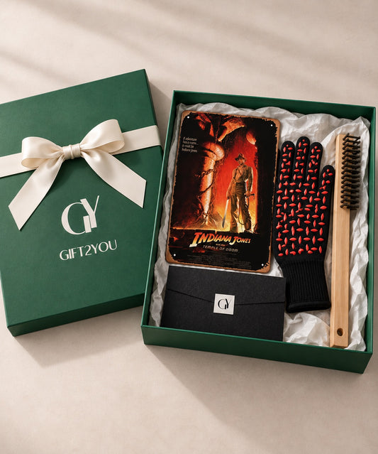 Gift Box Indiana Jones – Parrilla con Guante y Cepillo