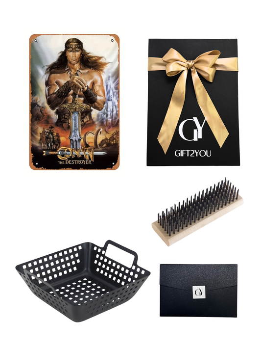 Gift Box Conan – Parrilla con Canasta y Escobilla