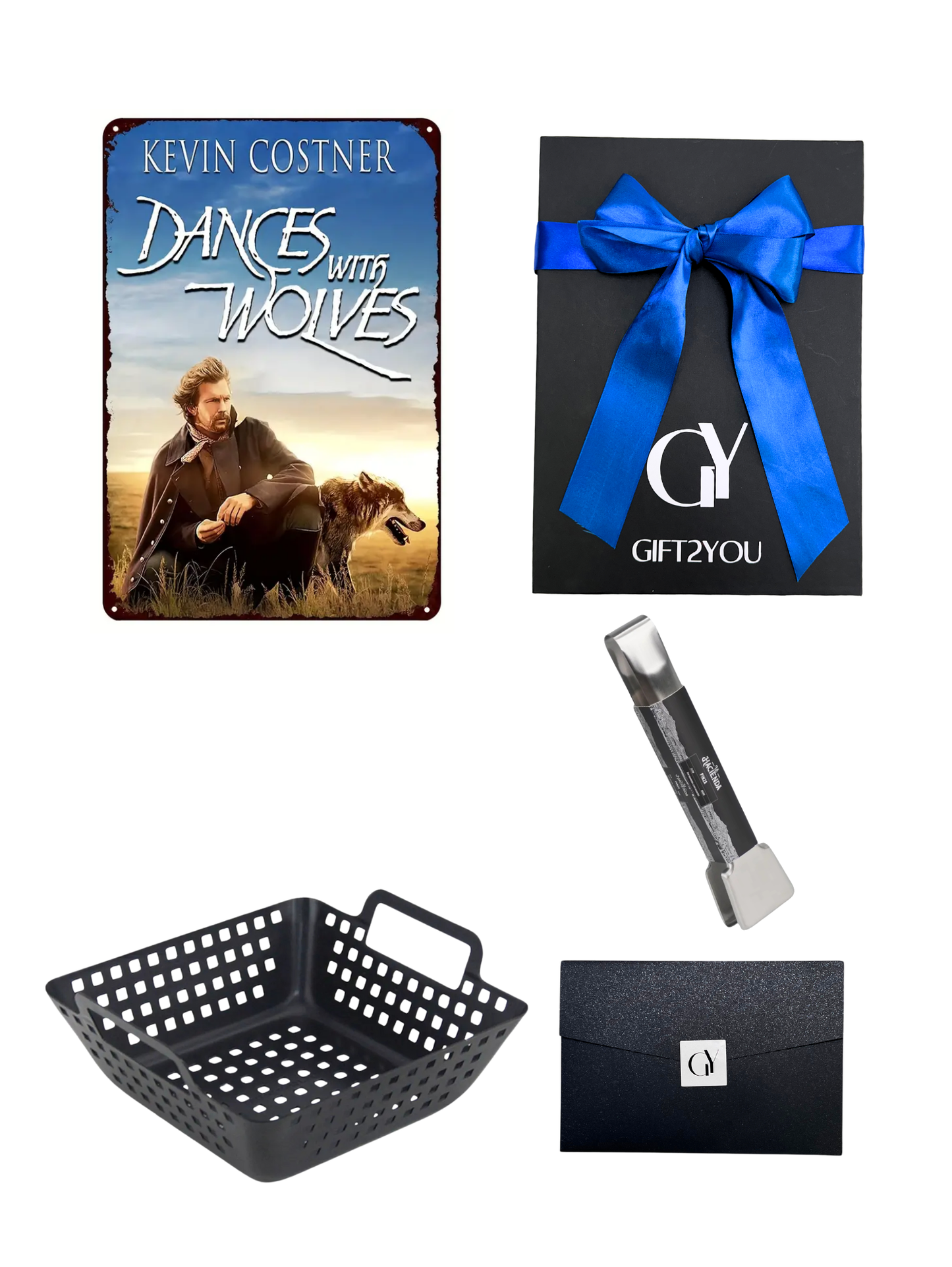 Gift Box Danza con Lobos – Parrilla con Destapador