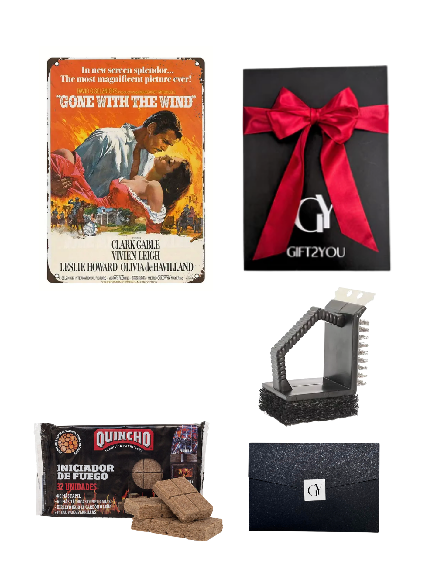 Gift Box Lo que el Viento se Llevó – Parrilla con Iniciador y Cepillo