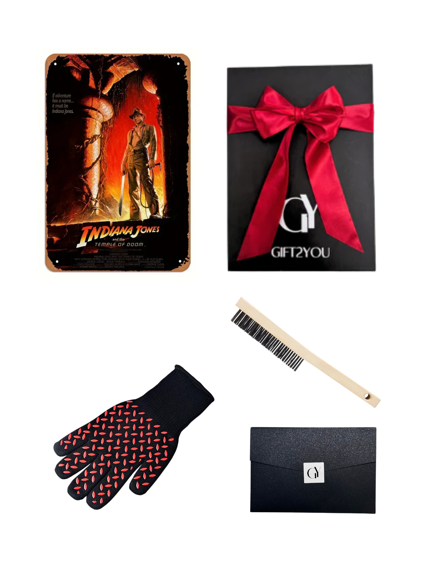 Gift Box Indiana Jones – Parrilla con Guante y Cepillo