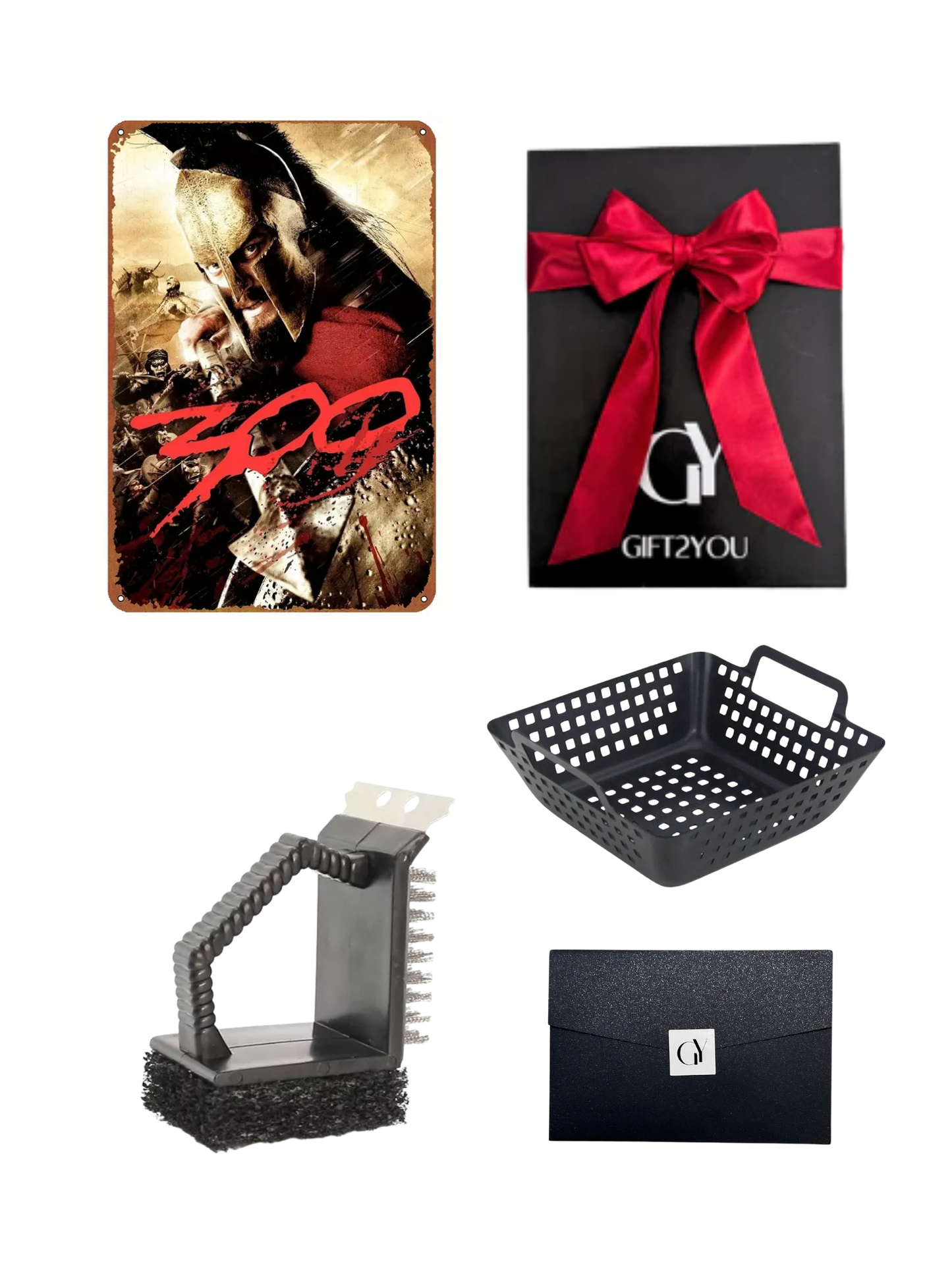 Gift Box 300 – Parrilla con Canasta y Cepillo L