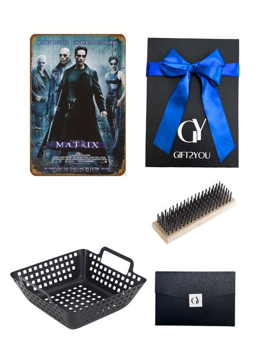 Gift Box The Matrix – Parrilla con Canasta y Escobilla