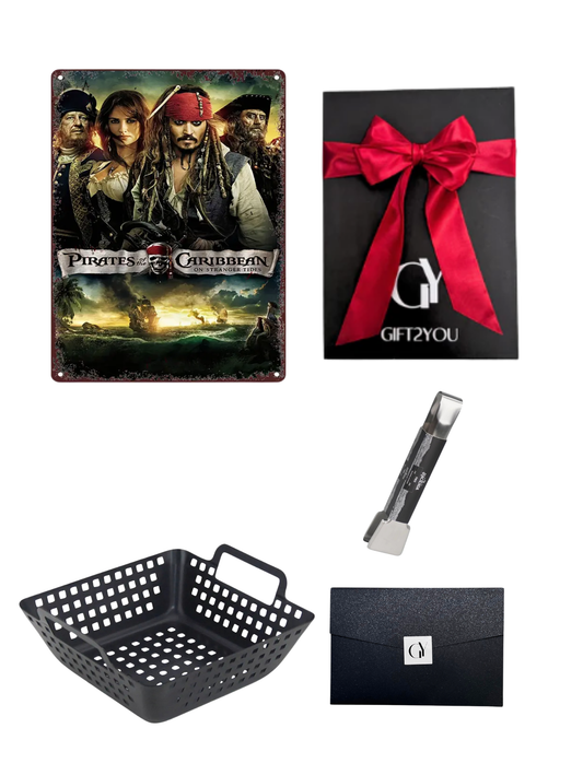 Gift Box Piratas del Caribe – Parrilla con Canasta y Pinza