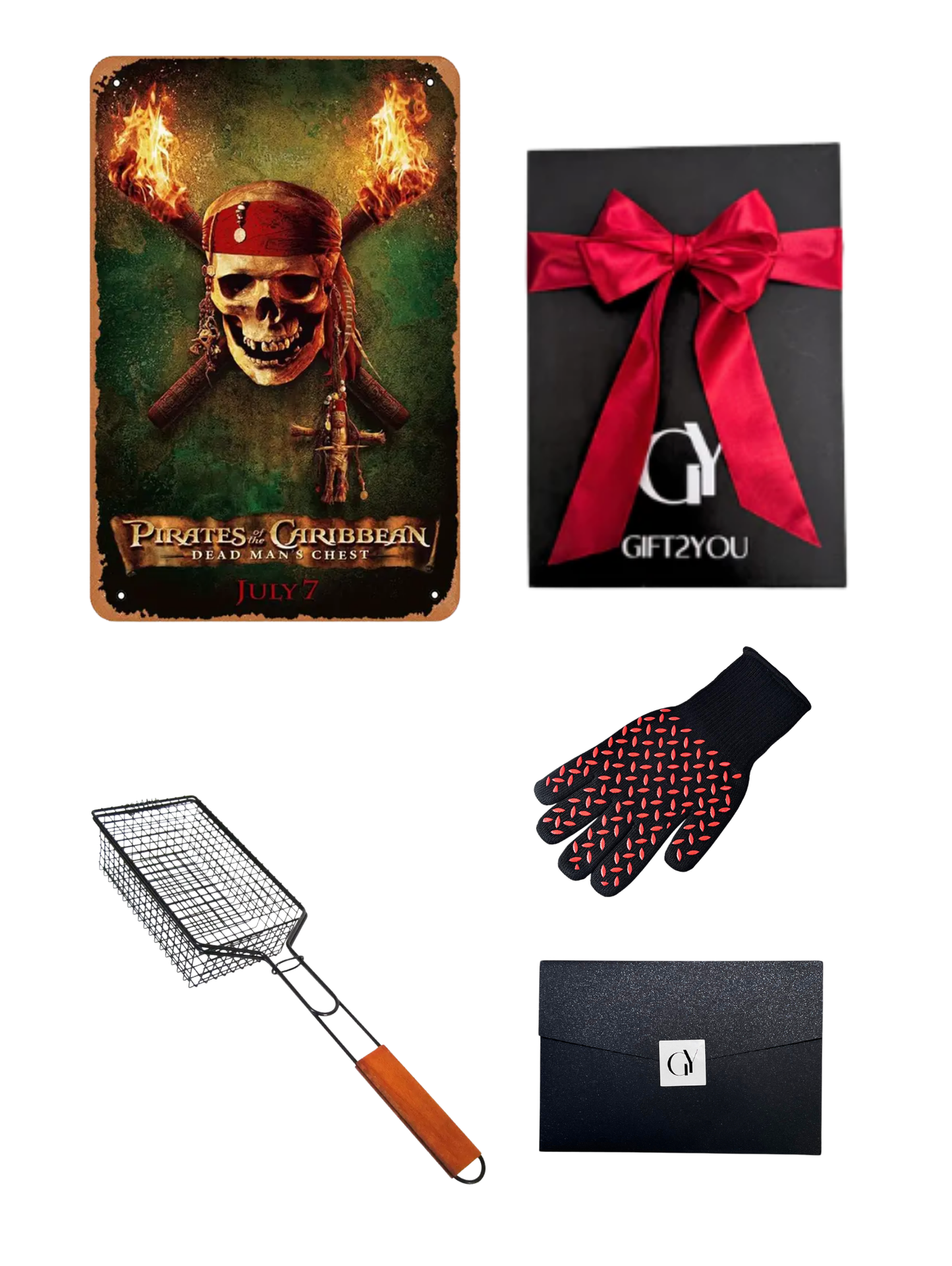 Gift Box Piratas del Caribe – Parrilla con Guante y Canastillo
