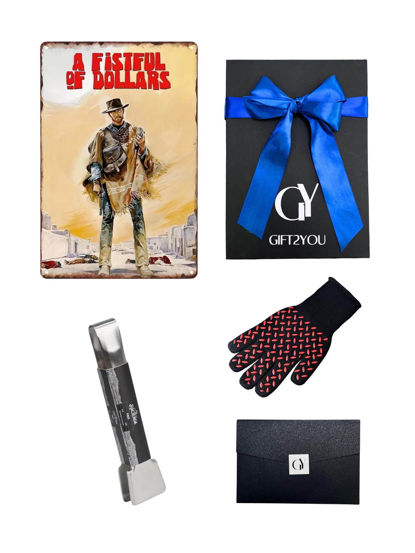 Gift Box Por unos Dólares Más – Parrilla con Guante y Espátula
