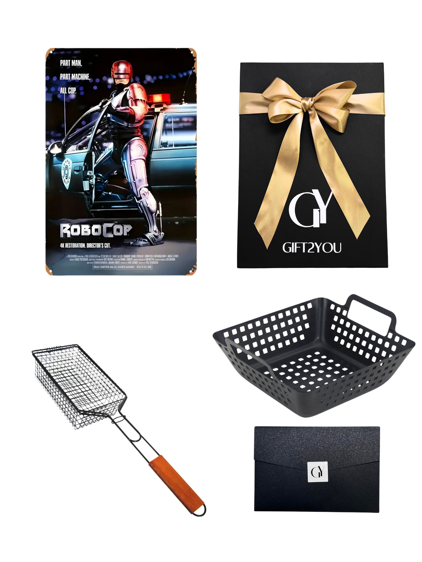 Gift Box RoboCop – Parrilla con Canasta y Canastillo