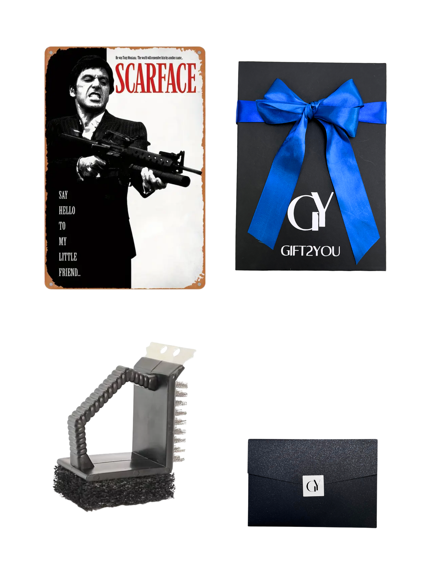Gift Box Scarface – Parrilla con Iniciador y Cepillo L