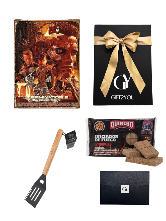 Gift Box Terminator 2 – Parrilla con Iniciador y Espátula